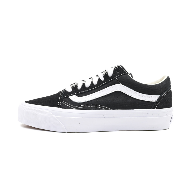 Vans Couple Model Old Skool 36 Classic Black and White Low-Top Men's and Women's Sneakers Vn000Cqdba2