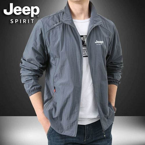 Jeep, шелковый джип, летняя одежда для защиты от солнца, ультрафиолетовая легкая и тонкая дышащая дорожная ветровка для рыбалки, защита от ультрафиолета