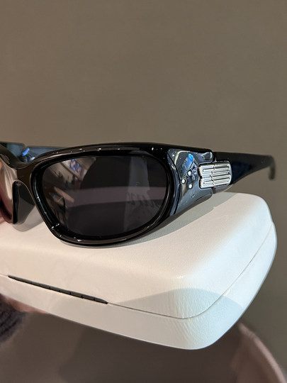 2024 new retro high-end y2k sunglasses for men and women, versatile concave shape photo sunglasses, UV protection