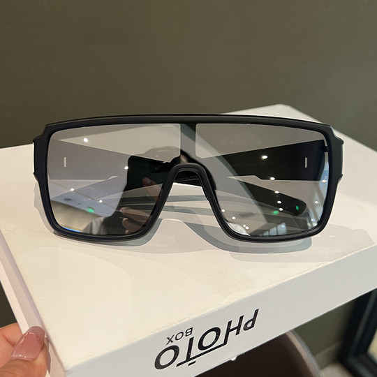 2025 new oversized frame polarized sunglasses for men and women, sunshade, slimming, myopic sunglasses, mountaineering and cycling glasses