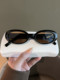 Retro Black Small Face Oval Cat-Eye Sunglasses for Women, Versatile, High-End, Photo-Taking, Concave Shape Sunglasses, Anti-Uv