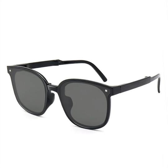 2023 New Square Frame Folding Sunglasses for Women, UV Protection and Strong Light Driving, Sun Protection, Polarized Sunglasses, Big Face Slimming