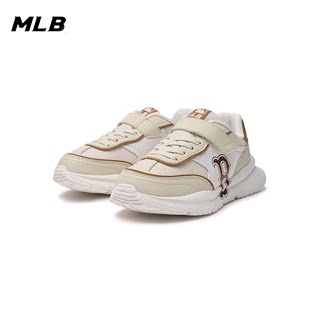 MLB boys and girls shoes 2024 spring new children's Velcro sneakers low-top retro casual shoes trendy