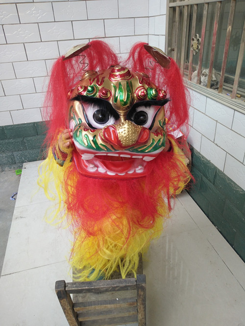 Dragon dance lion dance props North lion adult lion dance Children single lion dance lion dance