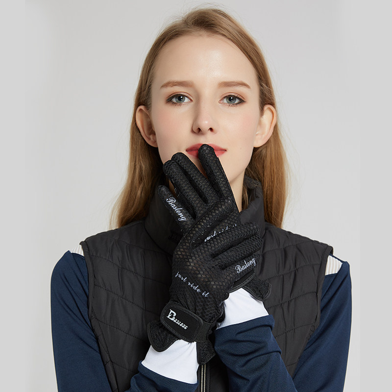 Spring and Autumn Equestrian Gloves Riding Gloves Knight Equipment Equestrian Supplies Wear-resistant, non-slip and breathable Boys and girls