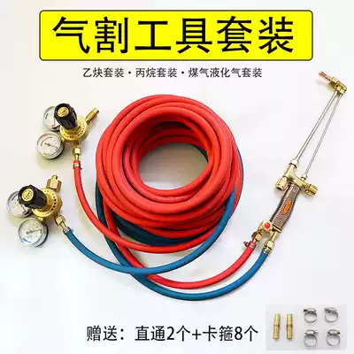 30 type cutting gun gas cutting tool set Oxygen meter propane gas meter acetylene pressure reducer 100 cutter pressure reducing valve
