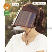 Japan original imported summer new ladies anti-ultraviolet anti-UV anti-sun anti-wind sand rope sunshade top cap