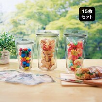Japanese sealed fresh-keeping bag household food grade zippered food split refrigerator self-sealing vegetable fruit packaging small