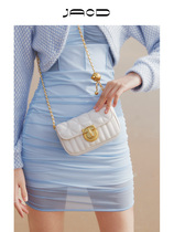 JACD Advanced Sensation Early Spring Small Fragrant Wind Transshipment Pearl Rhombus Chain Bag 2022 New bag Bag Woman Inclined Satchel Bag