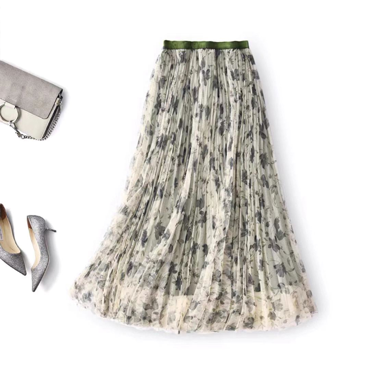 Rice Home Good Quality Earthly Fairy dazzling high-end custom soft mesh yarn half-body skirt around the high end