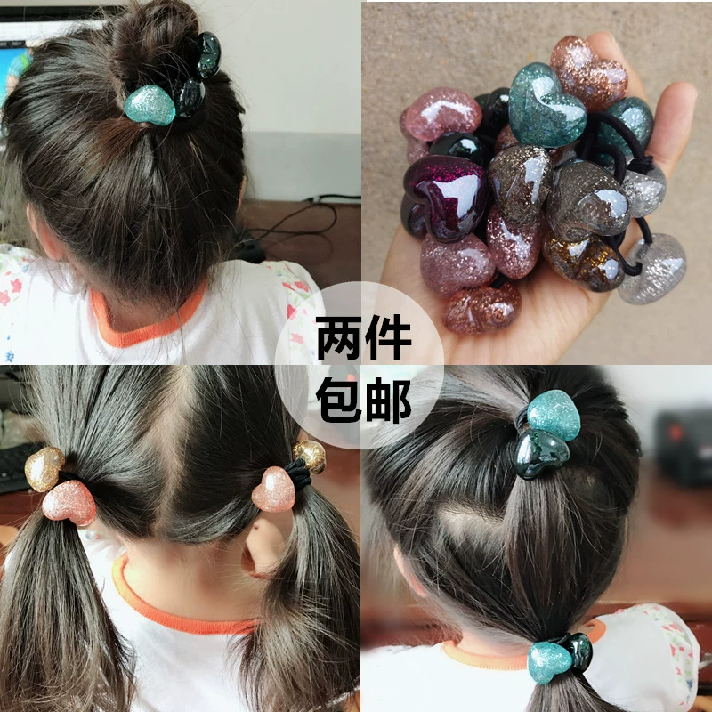 Dây buộc tóc trẻ em không làm tổn thương tóc Hàn Quốc ban nhạc nữ cao su bé gái dễ thương buộc tóc đầu dây tóc phụ kiện tóc