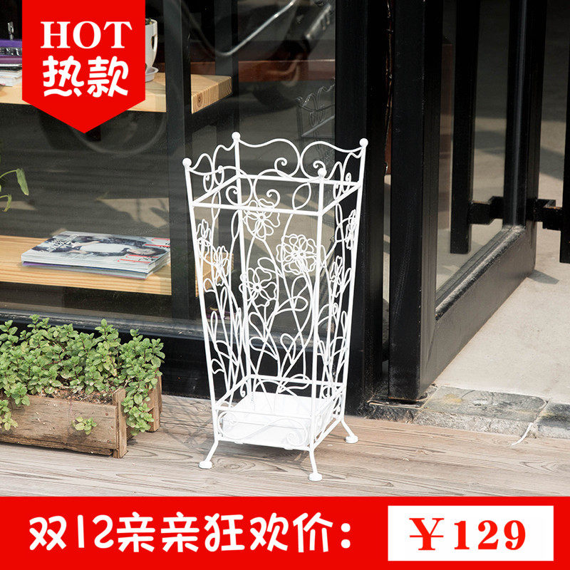 Eurostyle Home Field Garden Creative Iron Art Umbrella Rack Umbrella Containing Bucket Umbrella Bucket
