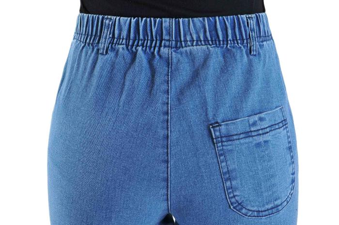 Các mẫu mùa xuân và mùa thu Kích thước lớn thun cao eo thon thả thẳng shop thời trang nữ