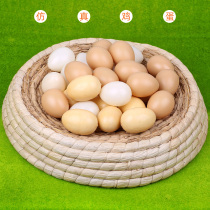 Simulation Eggs Plastic Fake Duck Egg Goose Egg Model Props Children Early Teach Toy Food Dish Over Home Swing Piece