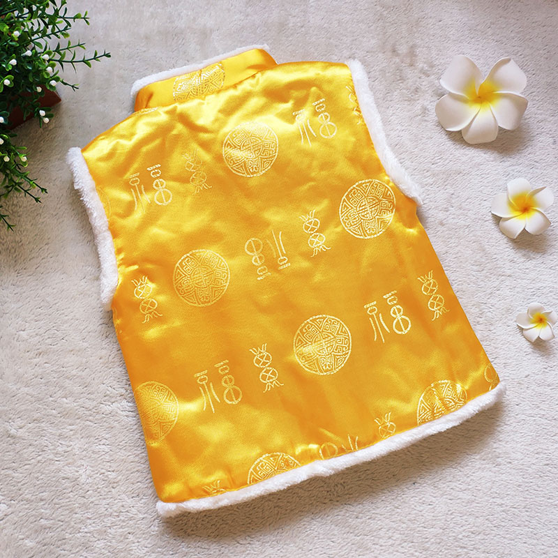 Áo vest bé trai vest mùa thu và đông trẻ em quần áo tang cộng với áo cotton bé gái bé mẫu giáo biểu diễn shop trẻ em