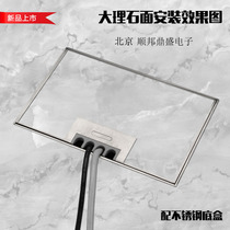 Floor socket 304 stainless steel hidden double five holes can be inlaid tile marble floor carpet floor socket