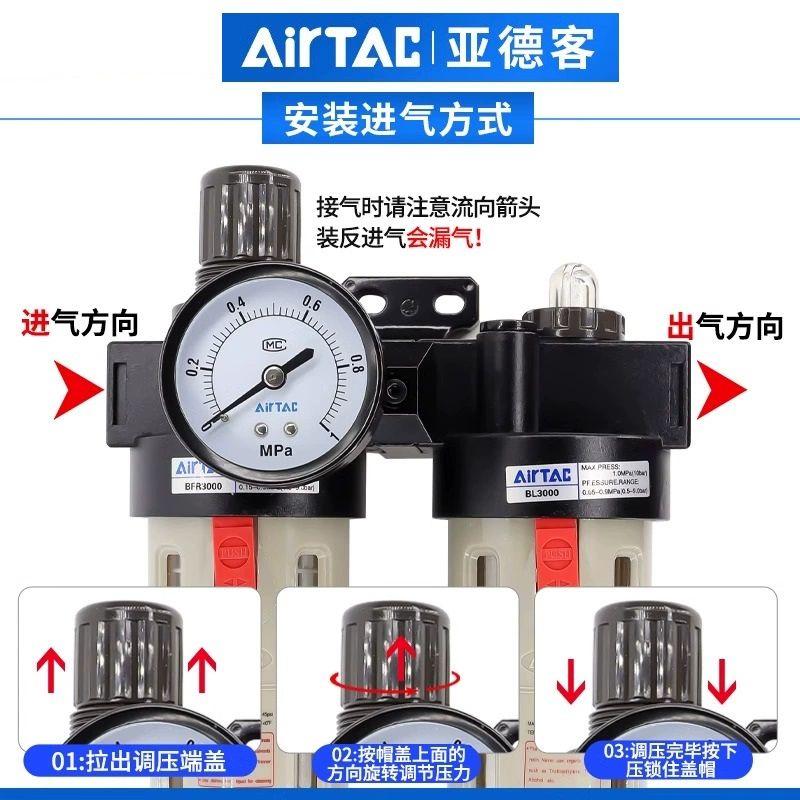 亚德客AFC/BFC二联件气源过滤器真有这么神？