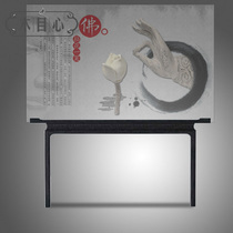  New Chinese-style solid wood entrance table Living room Chinese-style entrance cabinet Zen-style offering table case Several doors into the home end view table