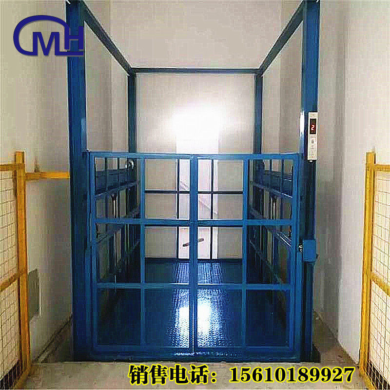Manufacturers specialize in custom-made fixed lift guide rail lift cargo elevator simple workshop lifting platform cargo hoist