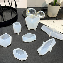 Cream Queen fun multi-diamond crystal stone building blocks silicone mold handmade glue table DIY material