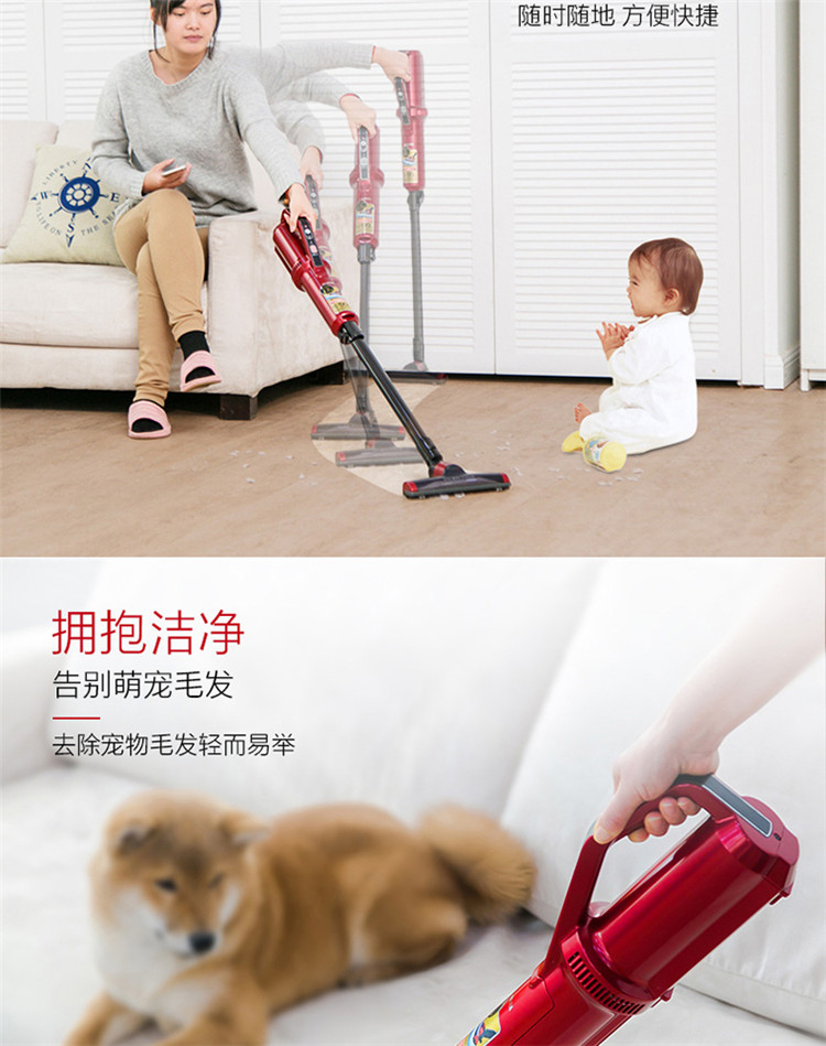 Nhật Bản Alice máy hút bụi gia đình nhỏ mạnh mẽ cực kỳ mạnh mẽ cầm tay không dây sạc không dây - Máy hút bụi robot hút bụi lau nhà nguyễn kim