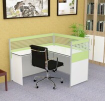 Shenzhen unit screen desk simple modern staff Table Office card station computer desk card holder F type