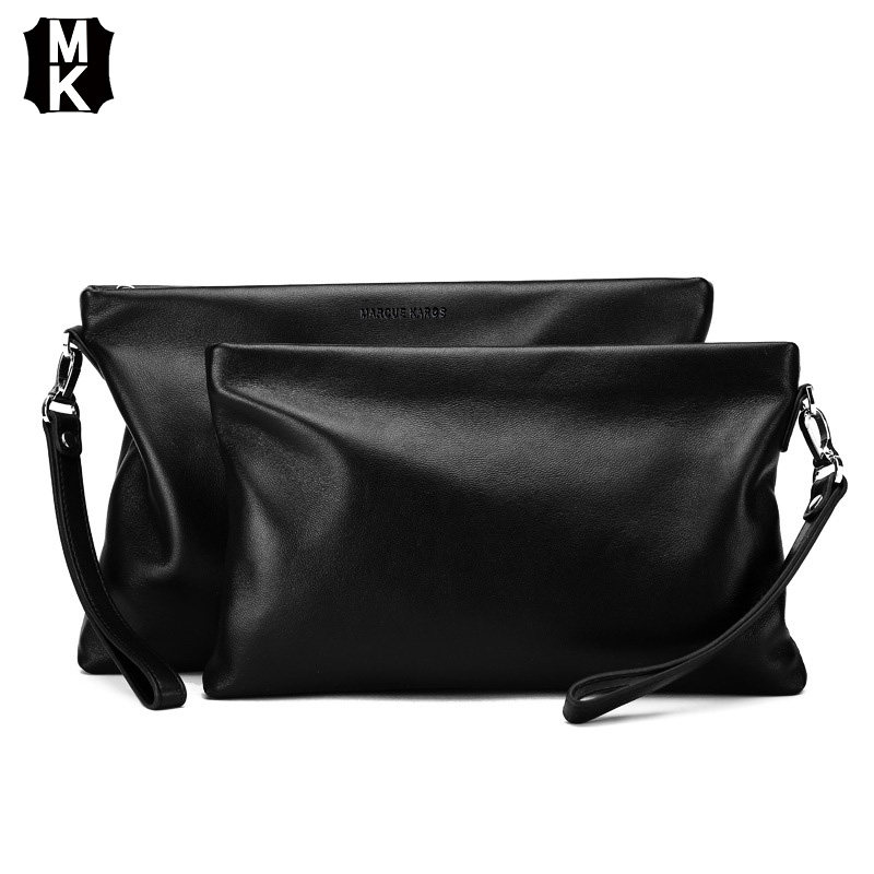 mk2021 new fashion envelope bag male leather handbag business casual men's clutch sheepskin handbag men