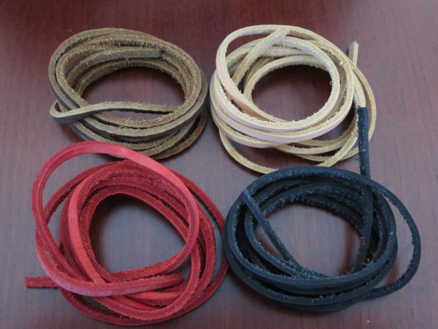 Retro handmade DIY material first layer cowhide rope leather rope leather rope leather braided hand necklace sweater chain