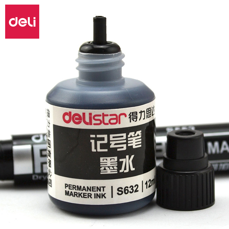 Del S632 marker ink 12ml large head pen ink oily wholesale for S552 marker pen