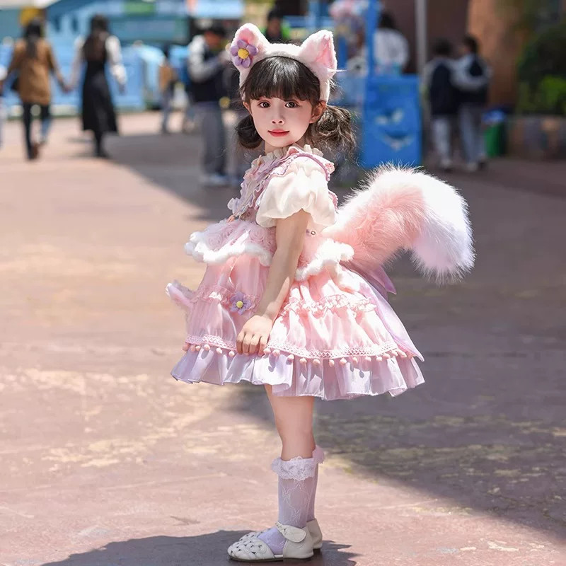 Disney, платье, маленький костюм принцессы, косплей, подарок на день рождения
