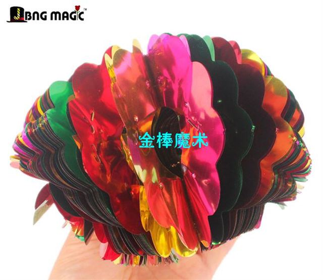 Ma thuật cung cấp kéo hoa màu kích thước tùy chọn giai đoạn đạo cụ ma thuật phụ kiện túi giấy hộp hoa Qiankun túi - Sản phẩm Đảng / Magic / Hiệu suất 	phụ kiện make up hoá trang