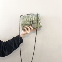 La mode soft leather mobile phone bag female 2020 new all-match one shoulder messenger bag net red western style mini chain bag