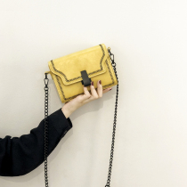 Small ck soft leather summer small bag female 2020 new all-match net red western style high-end ins chain messenger bag