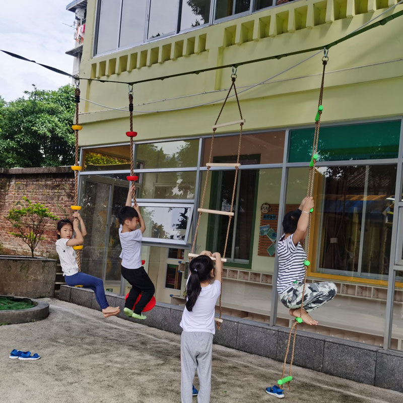 Các hoạt động của trẻ em ngoài trời mẫu giáo Đồ chơi Đồ chơi Đồ chơi Hệ thống treo mùa thu hàng ngàn thiết bị đào tạo Thể dục Cân bằng thể thao kích thước xích đu chuẩn