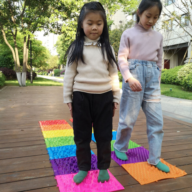 Toe Pressure Plate Sensation System Training Equipment Children Early Education Toys Kindergarten Small Baby Indoor Balance Touch Home-Taobao