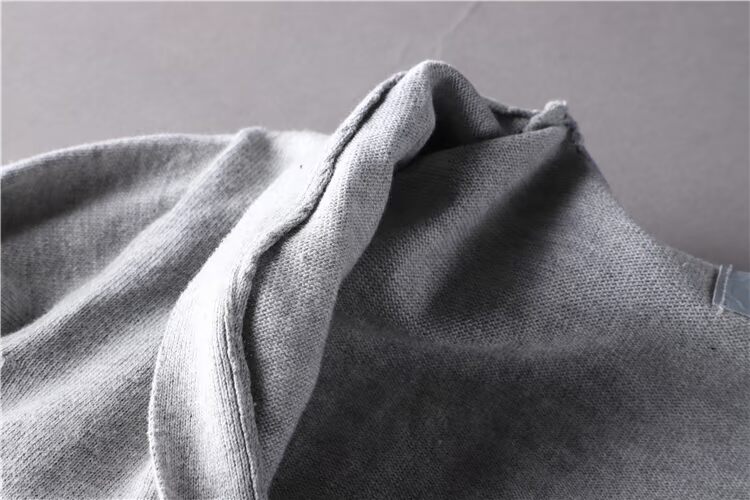 Áo len nam cotton thời trang giản dị áo len mỏng màu tinh khiết hoang dã áo khoác cổ chữ V quần áo nam