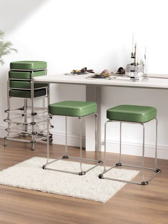 Железо стул домой табуретка Сложенное соус табуретка составить табуретка стул Стул Дварф обеденный стол панель табуретка менять обувь стул 