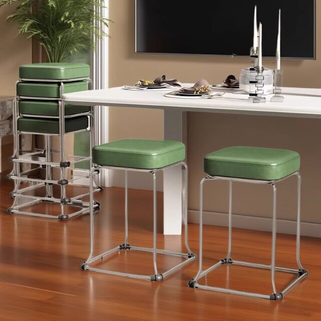 Железо стул домой табуретка Сложенное соус табуретка составить табуретка стул Стул Дварф обеденный стол панель табуретка менять обувь стул 