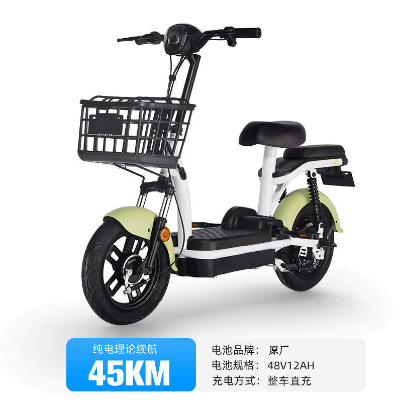 New electric car electric bicycle 48V new lithium battery car small two-wheeled Yadi Emma same model