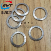304 stainless steel DIN9250 light double-sided tooth anti-loose washer double-sided tooth knurled butterfly gasket 2 5-24