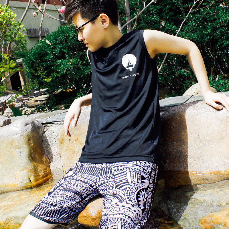 Corset swimsuit les handsome t neutral spa swimsuit strengthening bandage student fat t large size loose conservative female summer