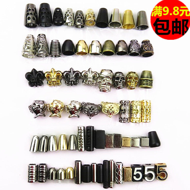 Metal hanging bell Coat pants tighten drawstring accessories accessories Pants stop rope snap button Down jacket cap rope buckle