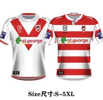 2021 St George retro edition home and away rugby suit Mens short sleeve t-shirt Rugby Jersey