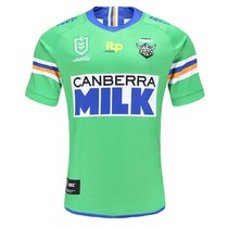 The new 2021 raiders home and away olive suit mens short-sleeved t-shirt jersey Skitters rugbyjerse