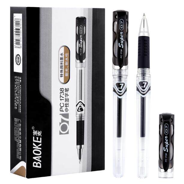 Puck PC-1738 middle sex pen 0 7mm water pen business signature pen 0 7mm middle of sex pen refill