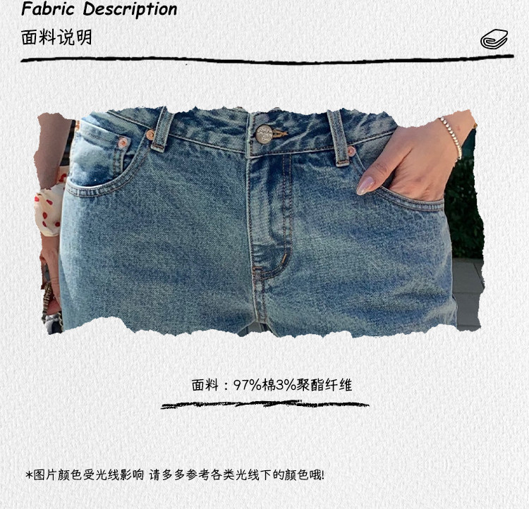 popchee | Белые женские baggy | Американские свободные широкие джинсы! Универсальный хит в стиле ins