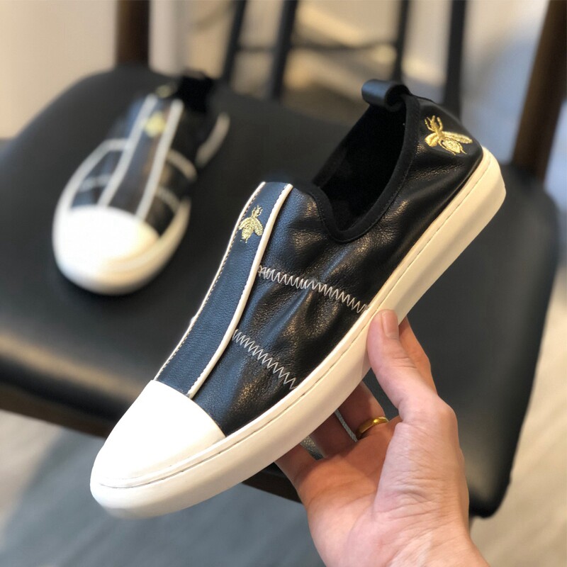 European Station Men Casual Shoes 2023 New Lefu Shoes Sloth People Single Shoes Small Bee Boom Summer Men's Shoe Tide-Taobao