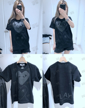 VENJOY Hong Kong CDG PLAY DAZT193 DAZT194 men and women cotton short sleeve t-shirt