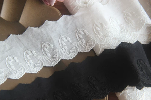 D3G1 Day Compled Cloth Clothing Clothing Cotton Bud вышитая кружевная вышитая ширина ширины вышивки с линглендом 6 см 6 см.