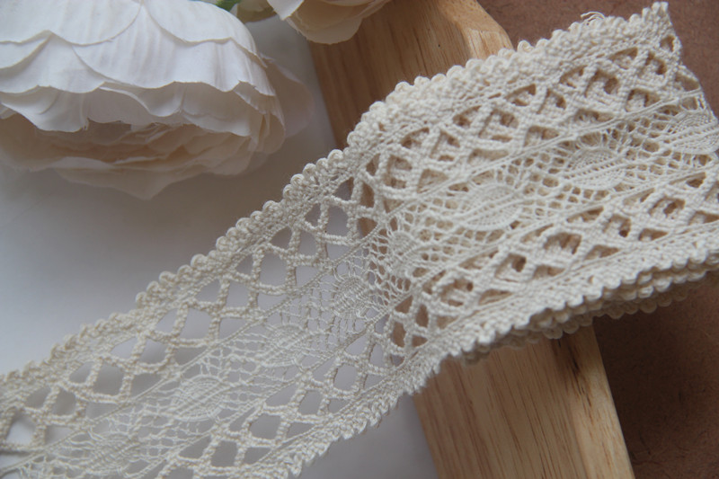 D25 Lace Clothing Accessories DIY Clothing Accessories Cotton Thread Embroidery Hollowed-out Lace Width 5cm